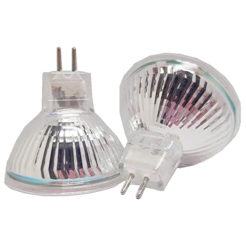 WYLIELAMSH 2 pièces 12V 35W 24V50W MR16 Ampoules halogènes Réflecteur Fibre optique Ampoule Plafond Spot Rail Paysage Lumière 12V-20W