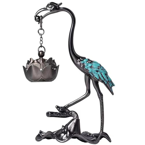 香炉 お香立て 鶴香炉 線香皿 吊り香炉 線香立て 渦巻き線香用 塔香立て 仏壇香炉 癒し 香道 茶道用品 リラックス 瞑想 睡眠 書斎 座禅 ヨガ インテリア 置物