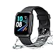 Produktbild Smartwatch, Koogeek Pulsuhren Damen Herren Schrittzähler Sportuhr Fitness Uhr Wasserdicht IP68 Fitness Tracker mit Stoppuhr für Blutdruckmessung Smart Watch 24s Herzfrequenzüberwachung