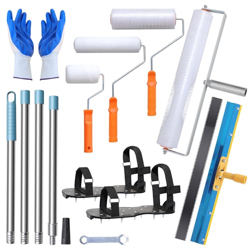 Self Leveling Cement Tool Kit- Epoxy Floor Tool Kit Includes