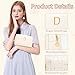 CLOUDWINGS Gifts for Women Bridesmaid Gifts Personalized Initial Makeup Bag PU Leather Cosmetic Waterproof Travel Toiletry Bag (Beige D)