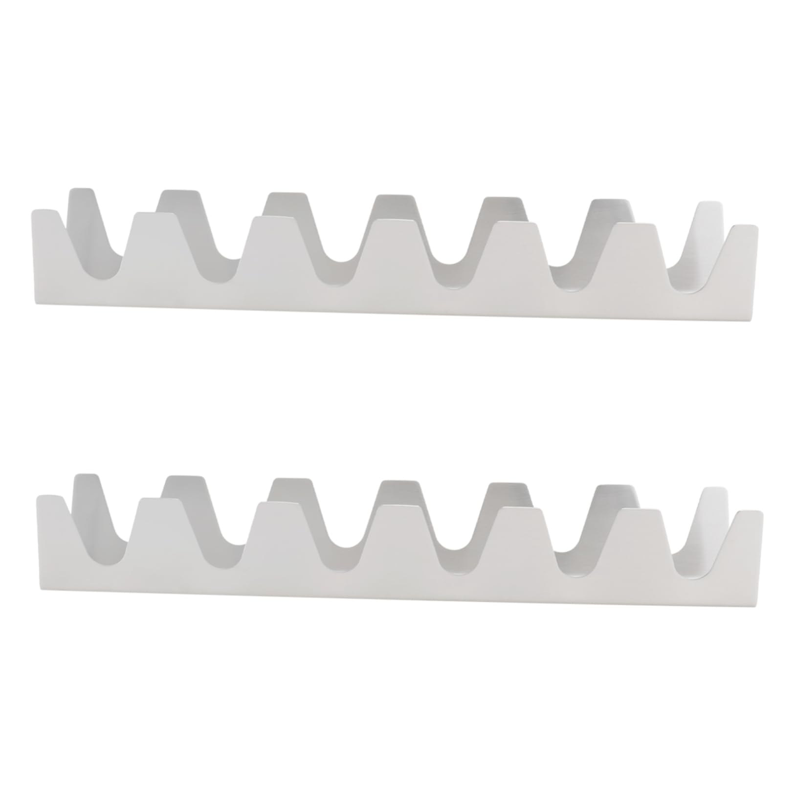 HOLIDYOYO 2pcs Cooking Rack Roasting Rack Taco Stand Food Rack Taco Holder Silver