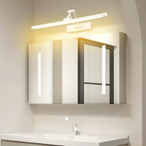 Aplique de pared LED baño en hierro y acrílico de 53cm con diseño plegable exclusivo