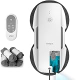 Fmart T9SE Robot Nettoyeur de vitres Robot Nettoyeur de vitres Automatique avec pulvérisation ultrasonique et contrôle par télécommande pour l'intérieur