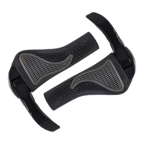 Puños de Bicicleta, 22.2 mm Empuñaduras de Manillar de Bicicleta Antideslizantes, Ergonómico Puños de Manillar de Bicicleta, para MTB/BMX/Mountain/Downhill/Foldable/Urban Bicycles/Scooter (Negro)