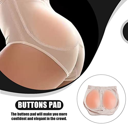 GLEAVI Modelador para levantamento de bumbum 1 par de almofadas de silicone para nádegas almofadas d
