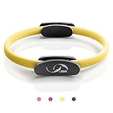 JBM Pilates Ring Fitness Ring 4 Colors, Pilates Circle Fitness Magic Circle for Fitness Training, Full-Body Workout, Barre - Toning, Sculpting, Strength, Flexibility (Purple & Purple, one size)