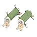 Aexit 2 Pcs Fixed Resistors 20W 3KJ Ceramic Tube Adjustable Rheostat Wire Single Resistors Wound Resistor