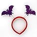 Produktbild QLJ Halloween Dekorationen Stirnband Haar Reifen Kopfbedeckung für Halloween Kostüm Party Kopfbedeckung Festival liefert Geschenk für Kinder - Lila
