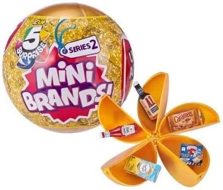 ZURU 5 Surprise Mini Brands Series 2 ball opened with mini items