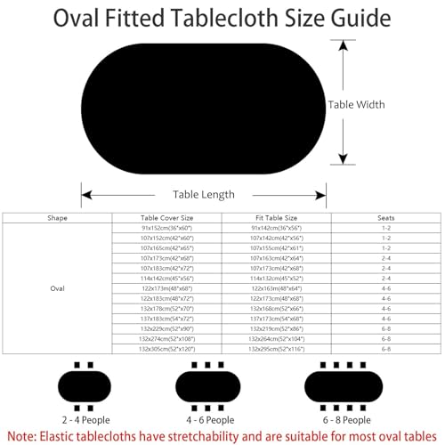 Protection table ovale extensible motif 3D Nébuleuse G haut de gamme