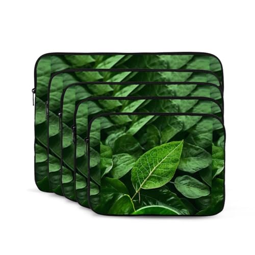 Green Nature Laptop Sleeve Case 15 Inch Suitable for Notebook Computer Tablet Traveling Carrying Simple Case2