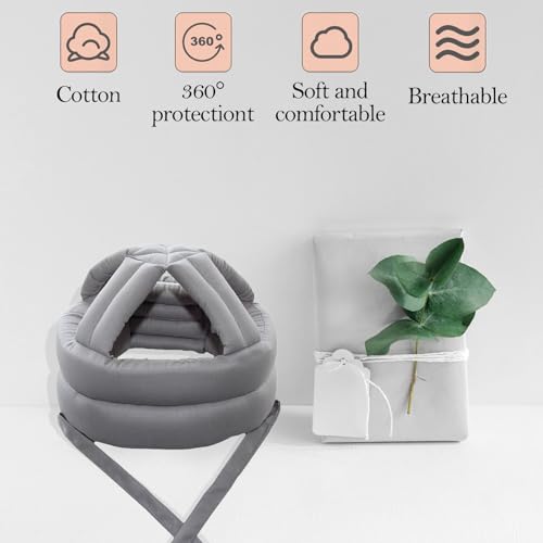 Miniatura 5 de Gorro De Protección Para Ancianos, Anticaída Casco De Seguridad Ajustable, Protección De Cabeza De Anciano Transpirable, Gorra De Protección De La Cabeza Para Personas Mayores, Protectores Antichoque