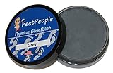 FeetPeople Premium Shoe Polish Wax, Grey, 1.625 Ounces