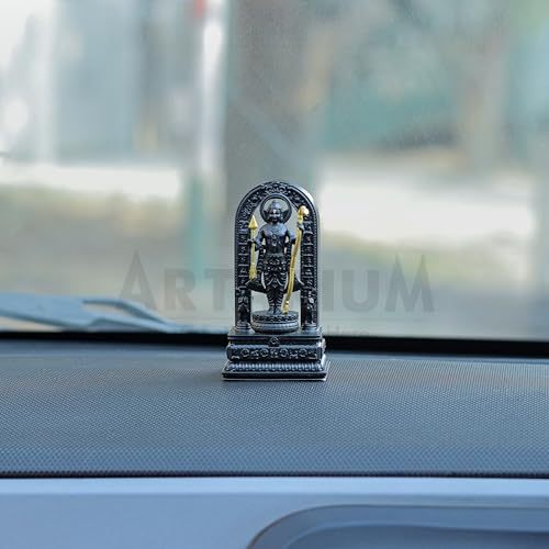 Image of Artarium Shri RamJi Murti Ayodhya Ram Lalla Statue Ram Lalla Idol for Car Dashboard Home Decor Living Room Showpiece