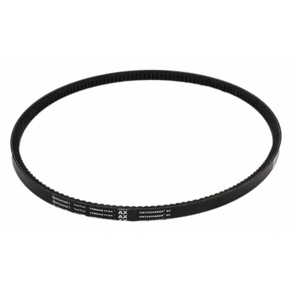 Continental ContiTech Torque-Flex V-Belt, AX74, Cogged, 0.50" Top Width, 0.31" Height, 74" Approx. Inside Length