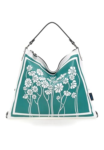 Sac porté épaule Gabs haut de gamme : imprimé Art Decò d'inspiration Flower