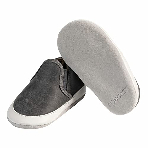 image for Robeez Baby Boys and Unisex Soft Soles Slip-Resistant Crib Shoes Slipp