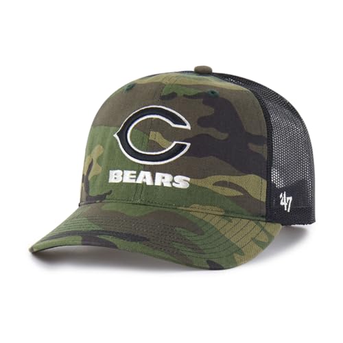 47 Men's Camo Chicago Bears Trucker Adjustable Hat