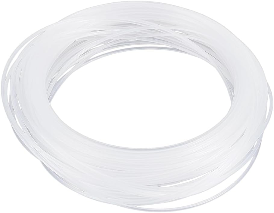 NBEADS 3 Rolls 32.81Yards Plastic Welt Cord Upholstery Piping, 2.5mm Translucent PVC Boning Modeling Stick Plastic Piping Cord for Sofa, Chair, Table Runner, Mattress, Curtain Decoration