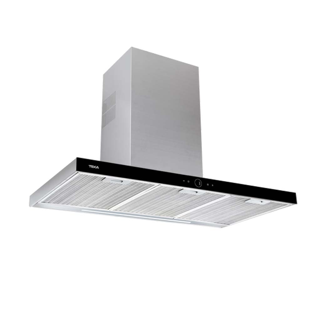 TEKA Campana Extractora Horizontal 110 cm, 4 Velocidades, Motor Doble EcoPower, Touch Control, Barra LED, DLH 1186 T