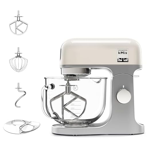 Kenwood KMX754CR KMIX 1000Watts Stand Mixer 6-Speeds Cream