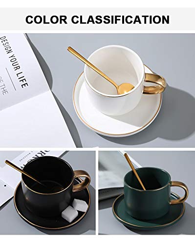 Balth Tasse Noire En Céramique Pour Petit-déjeuner Thé Et