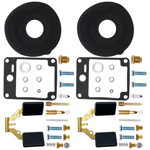 2-Pack Carburetor Carb Rebuild Repair Kits Replacement for Yamaha Virago 1000 XV1000L XV1000LC 1984 XV1100S XV1100SC 1986 XV1100T XV1100TC 1987 by BARMUCUO - Used condition - CA$24.60