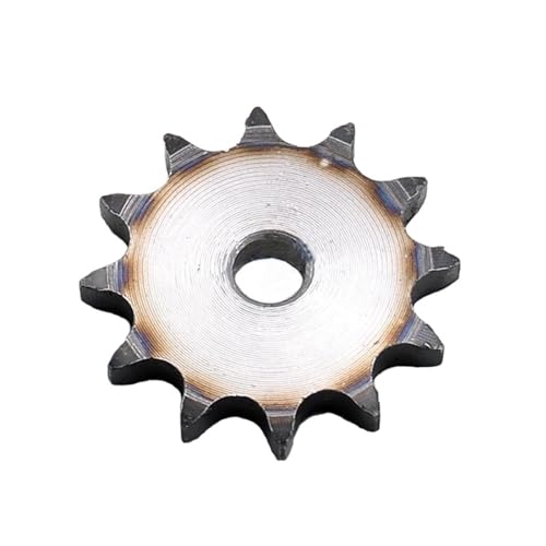 Bevel Gear Pinion Hardware Mechanical 1pcs 12A Flat Chain Sprocket 10-25 Teeth Pitch 19.05mm A3 Steel Roller Industrial Drive Chain Sprocket Flat Sprocket(21 Teeth)
