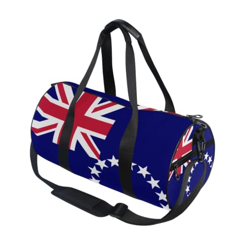 Bolsa de gimnasio unisex de las Islas Cook para viajes y actividades de lona
