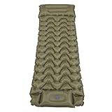 Sxhlseller Camping-Isomatte mit Integrierter Fußpumpe und Kissen, 5,9 Zoll Dicke Aufblasbare...