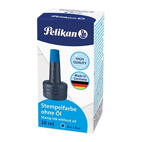 Tinta tampon Pelikan sin aceite azul 28 ml Cover