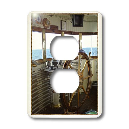 Roue de bateau dans roue de grenier cache-prise double pour masquer les défauts - 2