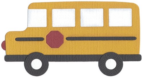 QUICKUTZWe R Memory Keepers REV-0044 4 by 4 Dies, School Bus