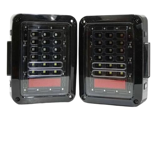 Feux arrière Led pour Wrangler JK 2007-2017 version EU transparents