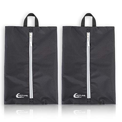 Preisvergleich Produktbild MOTUNE® 2er Schuhtaschen Set - Wasserabweisende und reissfeste Schuhbeutel für Reisen oder Gepäck - extra breite Reisebeutel / Reisetasche für Schuhe 45 x 30 cm