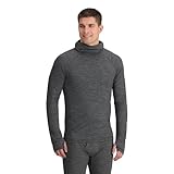 Outdoor Research Alpine Onset Merino 150 - Sudadera con capucha para hombre, negro jaspeado, M