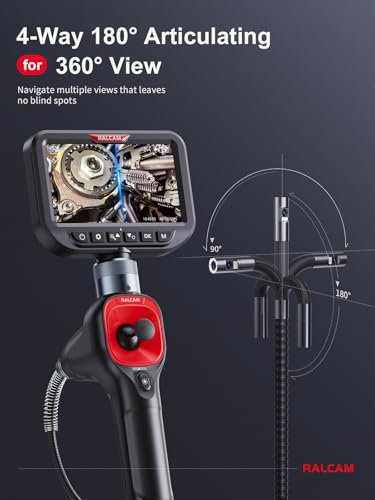 Image of Ralcam 360 Articulating Borescope Dual Lens, 0.25in Slim Probe