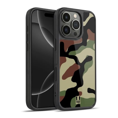 Coque iPhone 16 Pro Camouflage Boisé Head Case Designs Anti-Choc