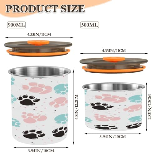 Envase para café hermético acero inoxidable 900 ml miniatura 2