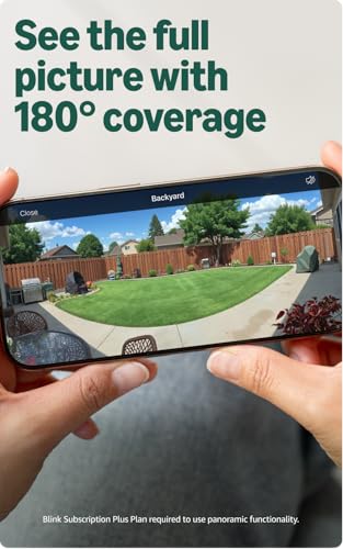 Image of Blink Arc - Plug-in Panoramic Vision [Plus Subscription required], 180 dual-camera mount for Mini 2K+ and Mini 2 (sold separately) - Mount Accessory only (White)