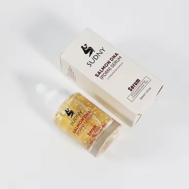 Salmon DNA PDRN Face Serums - Glow Serum with Niacinamide, Hyaluronic Acid, Collagen, Vitamin C & Peptides - Hydrating, Brightening & Firming Serum for Radiant, Smooth & Balanced Skin - Image 6
