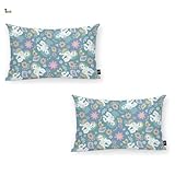 BricoLoco. 2 fundas frikis 30x50 cm de My Little Pony ropa hogar, sofá, cama. Regalo decoración cumpleaños. Merchandising. Decoración salón, habitación, dormitorio friki.