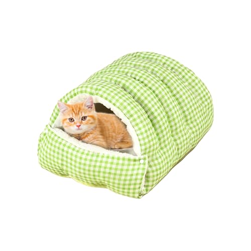 Dreuhuing Katzenbett für den Innenbereich, maschinenwaschbar, Tiermöbel, Katzenhöhle, Haustierbett für kleine, mittelgroße und große Rassen, Wohnzimmer, Innenhof, Balkon, Hinterhof, Spielen, Ausruhen