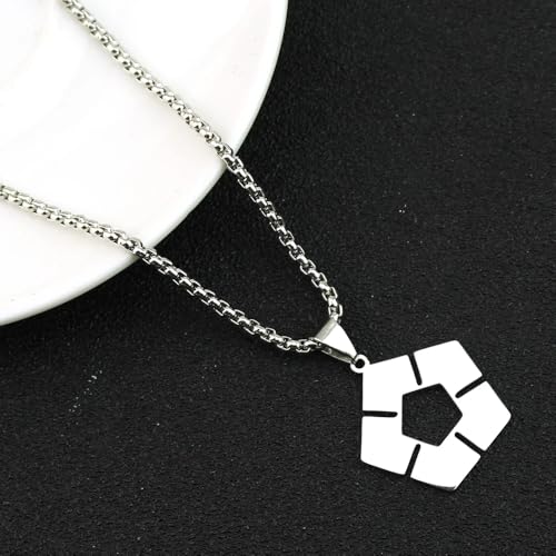 Soccer Anime Blue Lock Pendant Chain Cosplay Jewelry Accessory Necklace - Silver4