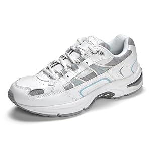 Vionic Women’s Walker Classic Comfortable Leisure Shoes- Supportive Walking Sneakers That Include Three-Zone Comfort with Orthotic Insole Arch Support