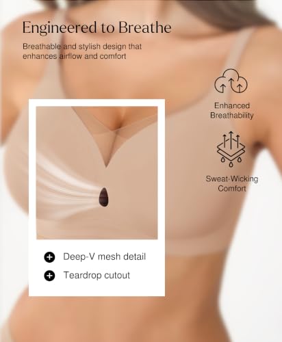 Image of Popilush Womens Wireless Push Up Bra Comfortable Supportive Everyday Bra