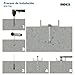 INDEX Fixing Systems ACHT12L [CH-TO] Anclaje antigiro para cargas altas. Tornillo hexagonal...
