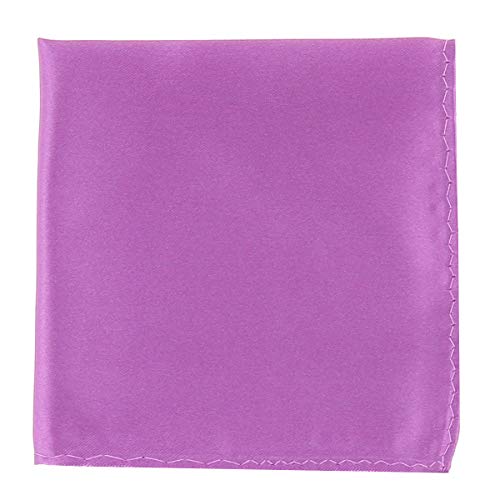 Pochette Costume Mauve - Mouchoir de Poche Homme Mauve - Accessoire Carré Poche de Veste - Mariage, Cérémonie