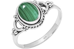Malachite Stone Ring: A Touch of Nature's Elegance